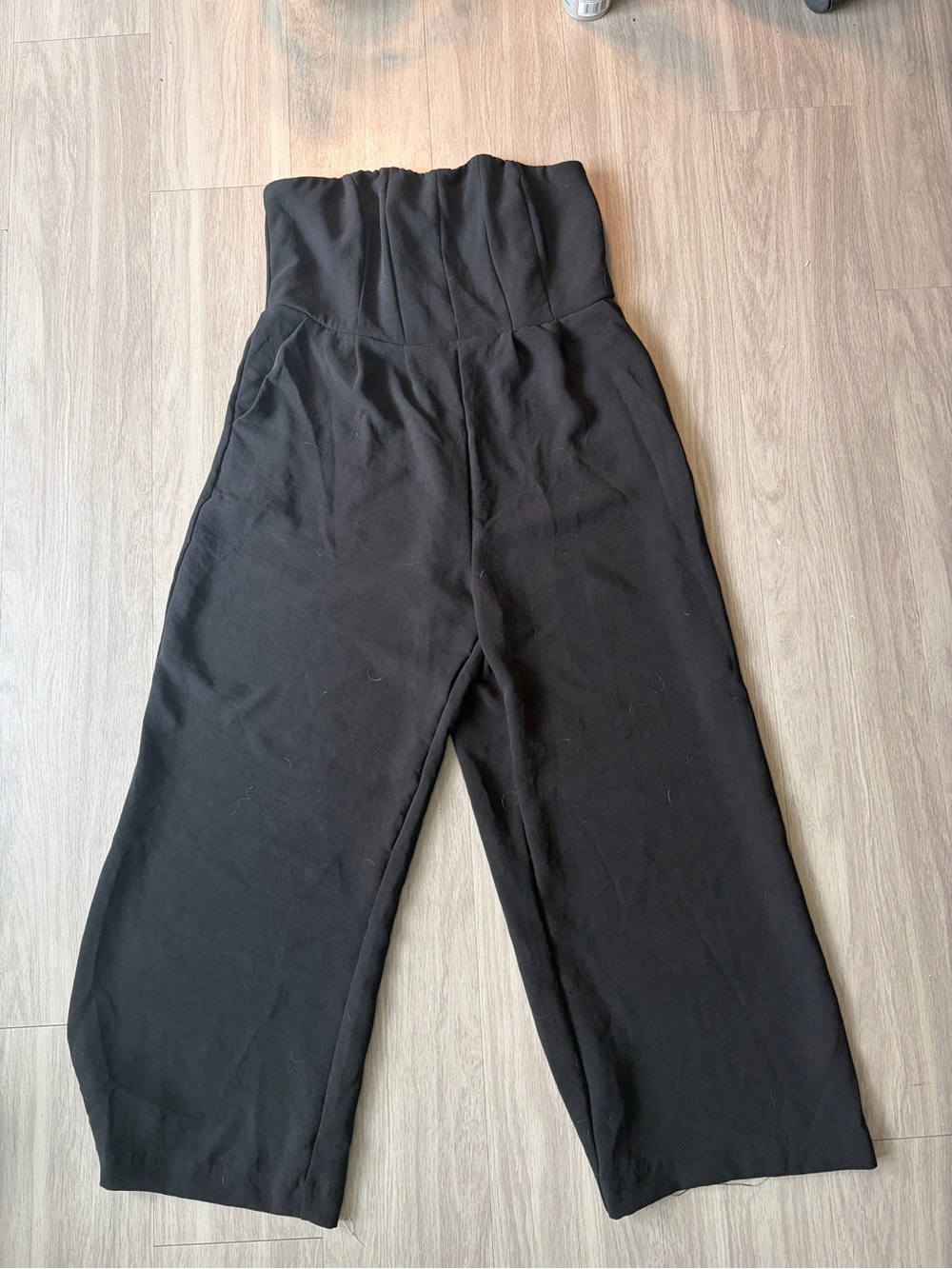 a new day Black High-Waist Wide-Leg Jumpsuit Pants